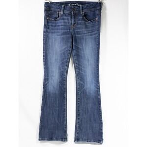 American Eagle Artist Jeans Womens 10 Blue Medium Wash Stretch Bootcut Flare